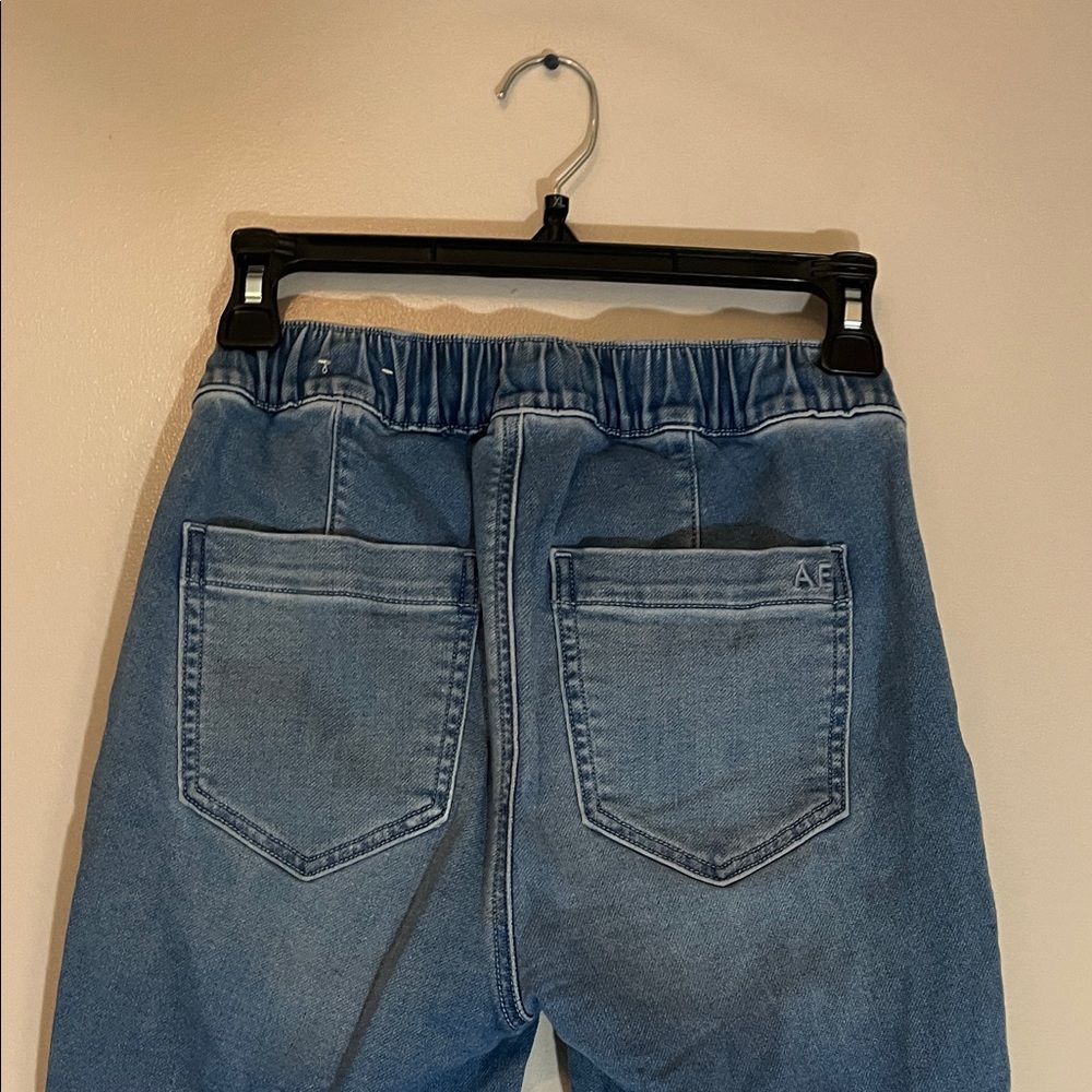American Eagle Outfitters Sky Blue Cropped Jeans size 2 - Picture 6 of 8